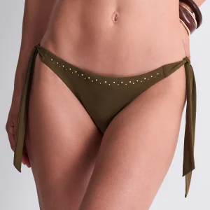 Summer Stars Bas de maillot de bain taille basse Khaki