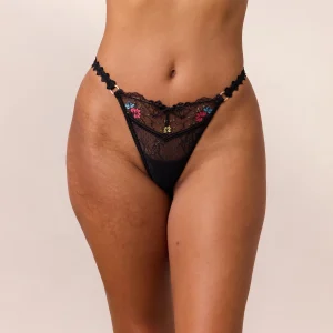 G-String du Corset Nadia - Noir