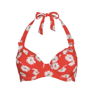 FLORAL Haut de maillot armaturé