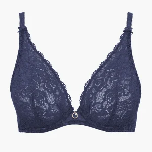 Rosessence Soutien-gorge Triangle avec armatures Bleu Nocturne