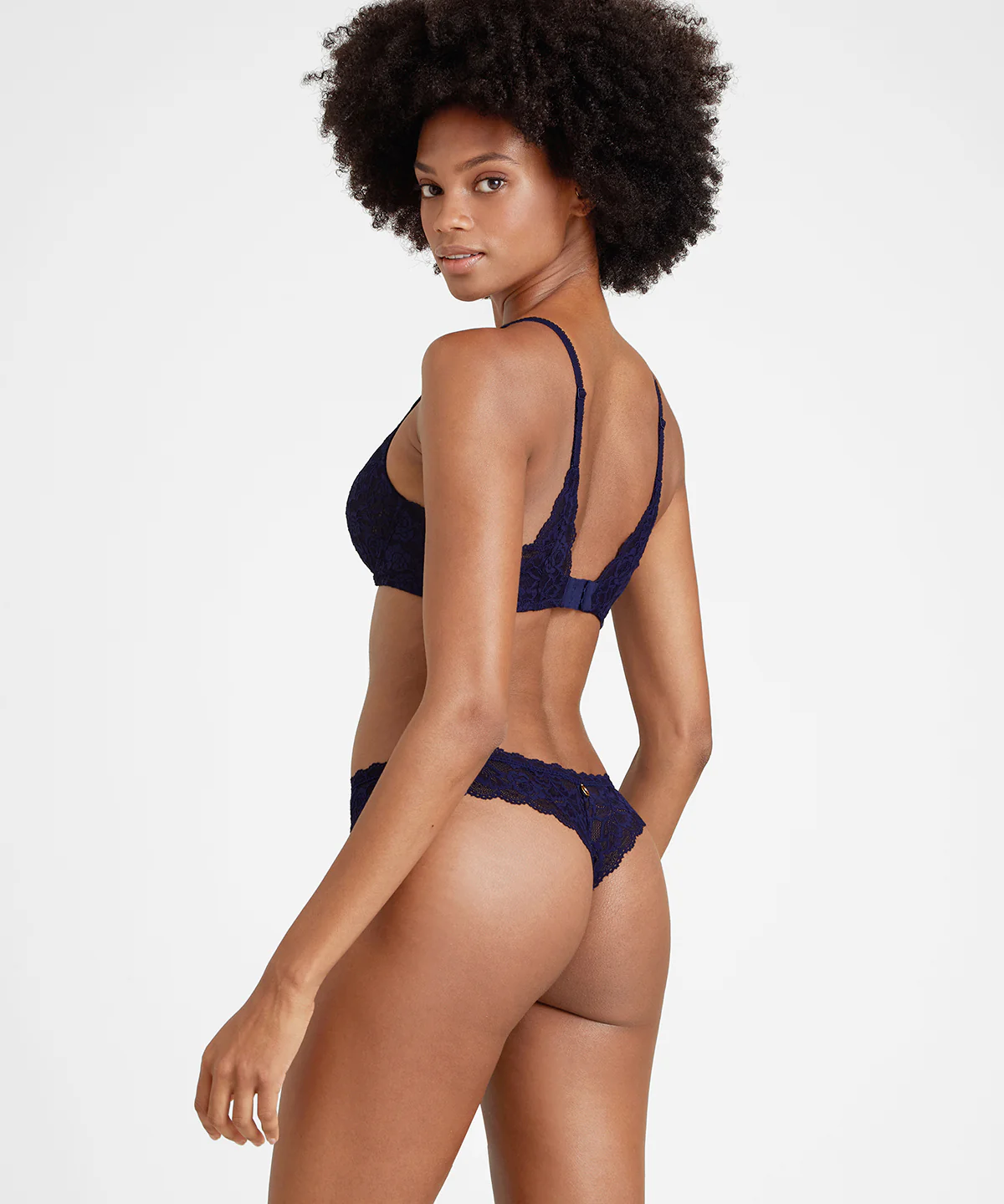 Rosessence Soutien-gorge Triangle avec armatures Bleu Nocturne – Image 4