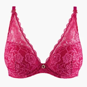 Rosessence Soutien-gorge Plunge foulard Fuchsia
