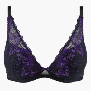 À Fleur de Toi Soutien-gorge Plunge foulard Dark Orchid