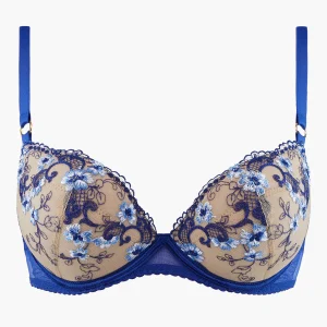Idylle à Giverny Soutien-gorge Push-up Les mots bleus