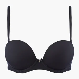 Sweetessence Soutien-gorge Bandeau plunge Noir