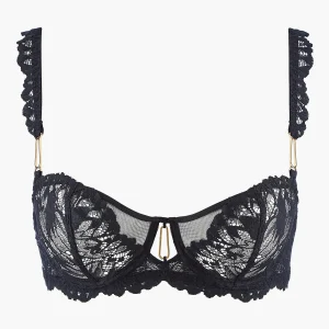Flowermania Soutien-gorge Corbeille avec armatures Noir