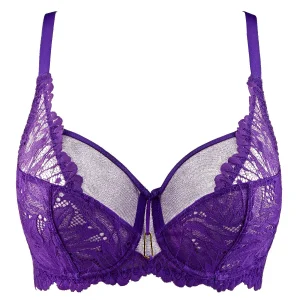 Flowermania Soutien-gorge Emboîtant Foulard Poison Purple