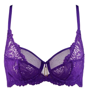 Flowermania Soutien-gorge Emboîtant Foulard Poison Purple