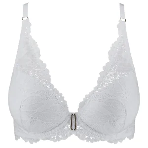 Flowermania Soutien-gorge Plunge foulard Blanc
