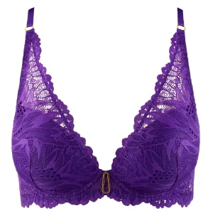 Flowermania Soutien-gorge Plunge foulard Poison Purple