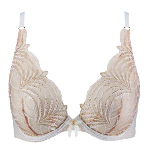 Hypnolove Soutien-gorge Triangle avec armatures Gold Feather