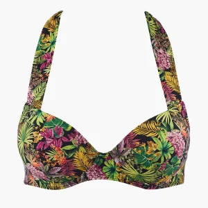 Exotic Fever Haut de maillot de bain Push-up coques Deep Forest