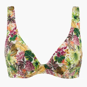 Exotic Fever Haut de maillot de bain Triangle avec armatures Tropicale Light