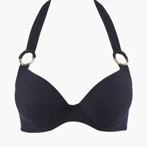 Secret Cove Haut de maillot de bain Push-up coques Noir