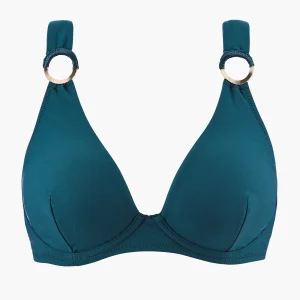 Secret Cove Haut de maillot de bain Triangle avec armatures Oasis