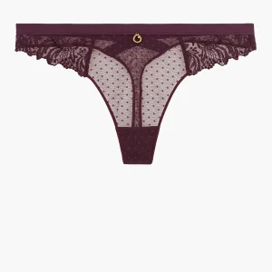 Femme Passion Tanga Wineberry