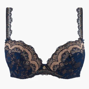 Soleil Nocturne Soutien-gorge Push-up Bleu Crépuscule