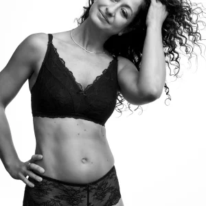 Danse des Sens Soutien-gorge Triangle souple post opératoire Noir