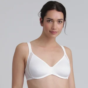 Soutien-gorge minimiseur blanc Expert in Silhouette