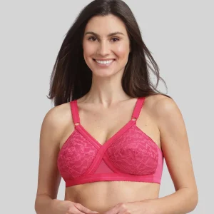 Soutien-gorge emboîtant sans armatures framboise Cœur Croisé 556