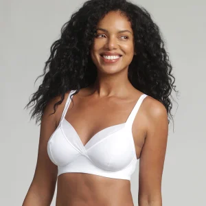 Soutien-gorge sans armatures blanc Feel Good Support