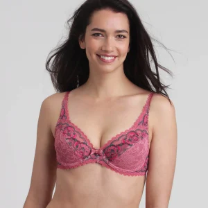 Soutien-gorge avec armatures rose floral Flower Elegance Recyclé