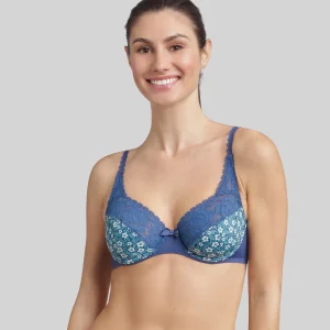 Soutien-gorge emboîtant avec armatures imprimé fleuri Flower Elegance Micro Recyclé