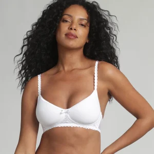 Soutien-gorge spacer sans armatures blanc Flower Elegance Recyclé