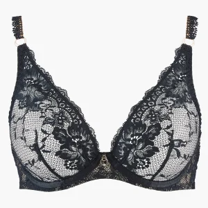 Night Bird Soutien-gorge Triangle avec armatures Black queen