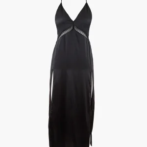 Silk Desire Nuisette longue Noir