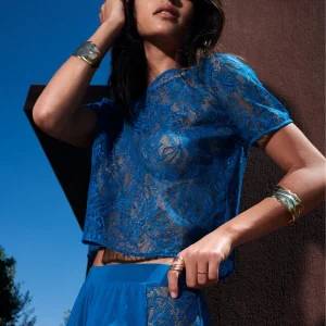 Lazy Days Top manches courtes Sky blue