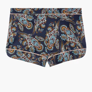 Silk by Night Shorty Blue cachemire