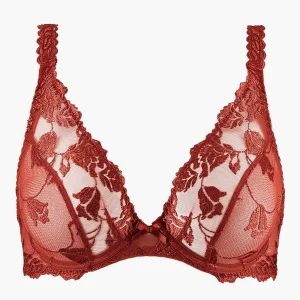 Softessence Soutien-gorge Triangle avec armatures Terracota