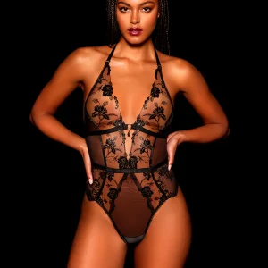 Whitney Black Bodysuit