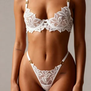 Ensemble lingerie deux pièces - ENIGME Blanc