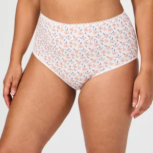 Culotte taille haute blanc imprimé Best cotton