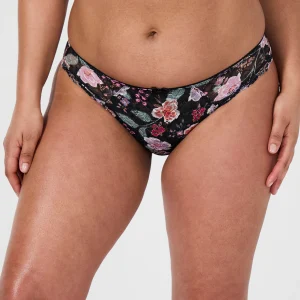 Slip noir imprimé Luccia swing