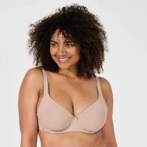 Soutien-gorge moulé emboîtant nude foncé Just daily